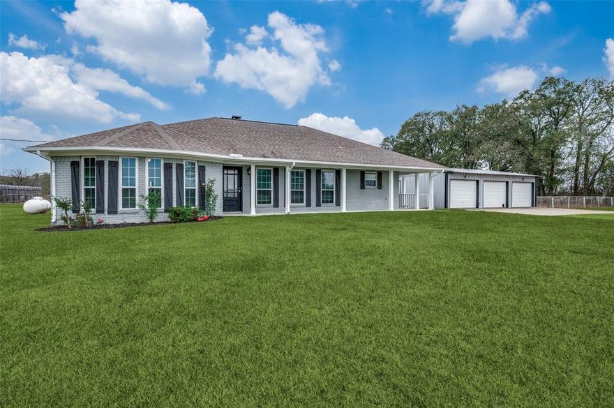 Gated and Secluded 2.3-Acre Retreat With Saltwater Pool & Workshop!!!
Welcome to your own private retreat! Tucked behind secure gated access with a spacious layout, this fully remodeled 3-bed, 2-bath home offers exceptional seclusion on approximately 2.3 acres. Every space has been thoughtfully updated.  Enjoy your dream kitchen, private office, and custom walk-in pantry designed for maximum style and organization.  It is move in ready with fresh carpet and paint!
Enjoy your resort style backyard that showcases a sparkling saltwater pool and hot tub with a slide, along with a spacious covered outdoor living area. The property also features a 3-car garage plus a large shop with three additional covered parking spaces—ideal for projects, equipment, boats, and recreational vehicles.
If you’re seeking room to breathe, space to grow, and the peace of true privacy, this rare property delivers it all. Escape the noise and make this property your forever home.

Property Highlights:

Secure gated access
Approx. 2.3 acres bordering a 400-acre family farm with no neighbors
Workshop with 3 covered parking spaces — great for projects, RVs, equipment
Saltwater pool with slide & hot tub 
Fully remodeled interior
Private office for work or study
Custom walk-in pantry with upgraded storage
Covered outdoor living area for year-round entertaining
3-car garage
Outbuilding with slab for additional storage
No HOA
Seller is a licensed Real Estate Agent in Texas