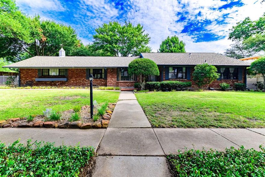 RARE OPPORTUNITY in an unbeatable location with motivated Sellers! Welcome to this beautiful home situated on a desirable corner lot in NW Dallas. This large lot is framed by towering trees, a privacy fence and spacious yards for entertaining. This open floor plan home features hardwood floors, a renovated kitchen, wood burning fireplace in the living room, spacious dining room with extra room for entertaining or office space. Walk through the home to find a large fully enclosed sunroom that leads to the backyard where you can find fruit trees and a greenhouse-shed combo waiting to take on any gardening needs. Located in Webster Grove subdivision, featuring a community pool, and Royal Park! Come check out the tennis courts, playgrounds and trails great for home owners of any age. Perfectly situated with walking distance to Northhaven Trail, 6 minute drive to 635, 8 minute drive to 35E, and 8 minute drive to Dallas North Tollway.