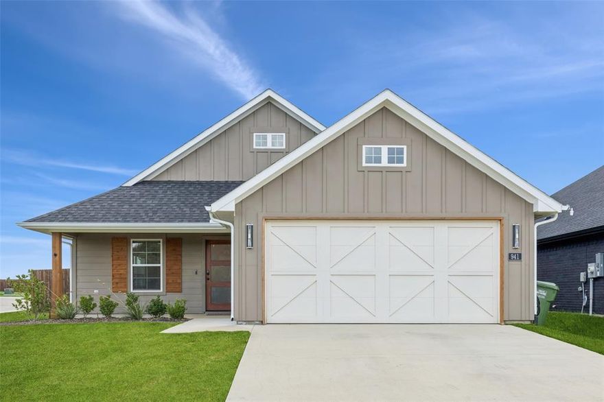 Better than new now! Incredibly gorgeous custom built home offers show-stopping curb appeal & custom upgrades that really gives the home that WOW factor! Once inside, you are welcomed by a stylish interior with soft neutral colors, and on-trend flooring that accents any décor. This home is perfect for entertaining, with an open concept layout offering a large family room and spacious breakfast nook right off the expansive magazine worthy kitchen that will certainly be the setting for many future parties and gatherings! Anchored by a large island, and equipped with chef's grade stainless steel appliances, farmhouse sink, captivating fixtures, shaker style cabinetry, designer backsplash, and white quartz countertops! Two refrigerators, washer, and dryer are also negotiable. The thoughtfully designed split layout ensures privacy for the primary retreat, and showcases ensuite with granite countertops, a sleek & modern walk-in shower, and large walk-in closet. This private fully fenced backyard makes entertaining a breeze, offering a covered patio, stone fire pit, and plenty of room to create the ultimate outdoor living space! Upgrades include a fully insulated, climate control attic. No HOA! Amenities include a playground, splash water pad, soccer field, basketball court, and walking trail! 3D Scan available online.