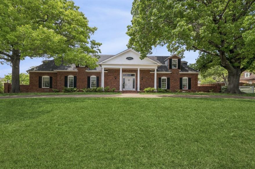 Graceful Southern Colonial Estate set on .50 acre lot in highly sought after Northwood Hills Estates. From the moment you enter the grand entry hall, you are welcomed into timeless elegance, tradition and charm. This exquisitely maintained one-owner residence boasts an expansive, yet livable 2-story floor plan. At 6366 square feet of space, every room is large! 2 bedrooms downstairs, each with an ensuite bath. The master bedroom has 2 full “his & hers” bathrooms. In addition to 2 living areas and 2 dining areas downstairs, there is a study, fully enclosed wet bar, huge kitchen, laundry and utility room, along with a half bath. Upstairs, you’ll find 4 spacious bedrooms, 3 with an ensuite and 1 with an attached dressing room.  There is a covered patio that can be accessed from two of the bedrooms. Additionally, there is a game room with built-in cabinetry, window seats and plantation shutters. There is no lack of storage space with a fully lined cedar room at the end of the upstairs hall to take good care of your extra linens, blankets, books….and anything else! The home also includes 4 walk-in attics---one that is approximately 600 sq. feet and could easily be converted into whatever your imagination desires! Man cave? Workout room? Artist loft? Or just plenty of storage space! The amenities are too many to list for this beautiful home, so make an appointment today to come see this gracious, yet comfortable, home.
Please note the HOA is voluntary.