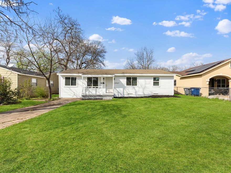 Beautifully renovated home located in the established Shiloh Park subdivision of East Dallas, offering modern updates while maintaining the charm of this classic mid-century neighborhood. Situated on a spacious lot of nearly 9,800 square feet. The home has recently undergone a complete remodel, making it truly move-in ready. Inside you will find a brand-new kitchen designed for both style and functionality, featuring new cabinetry, updated countertops, modern fixtures, and stainless appliances. The kitchen opens to the main living areas, creating a welcoming space ideal for everyday living and entertaining. Both bathrooms have been fully renovated with new vanities, updated tile, and contemporary finishes, providing a fresh and modern feel throughout the home. The interior features a comfortable layout with spacious bedrooms, abundant natural light, and updated finishes that complement the home’s original character while bringing it into today’s design standards. Outside, the large backyard offers plenty of space for outdoor living, gardening, pets, or future additions. The generous lot provides flexibility for entertaining, relaxing, or creating your own private outdoor retreat. Located in the desirable Casa View area of East Dallas, the property offers convenient access to many popular destinations including White Rock Lake, the Dallas Arboretum and Botanical Garden, Casa Linda shopping and dining, and major roadways that provide an easy commute to downtown Dallas. The neighborhood is known for its mature trees, established homes, and strong sense of community while still being close to the amenities of the city.The property is served by Dallas ISD with nearby schools including E.J. Kiest Elementary, Gaston Middle School, and Bryan Adams High School.