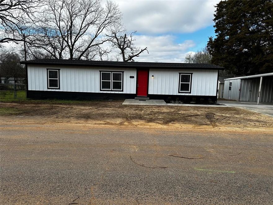 This recently remodeled 3 bedroom, 2 bathroom home has several upgrades throughout! New siding, vinyl flooring, carpet, exterior and interior paint, light fixtures, ceiling fans, cabinets in kitchen and both bathrooms, granite countertops, gas range, dishwasher, microwave, HVAC, water heater and much more! This home offers several custom features; 2 inch blinds on the windows, recessed lighting, pocket door in the primary bedroom going into the bathroom, large walk-in closet, built-in cabinet off the laundry room.