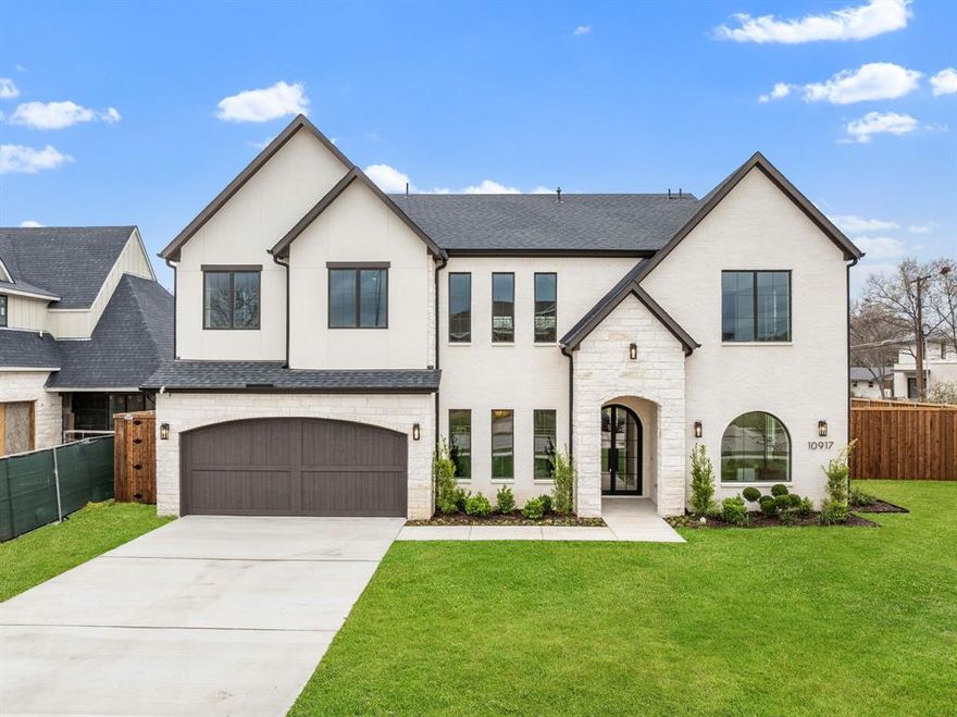 Introducing an exceptional new construction residence in the highly sought-after Royal Hills neighborhood of Dallas (75229), ideally positioned within the prestigious Private School Corridor. Set on an expansive corner lot with no HOA, this thoughtfully designed home offers 4,573 sq ft of refined living space (5,048 total sq ft) with a floor plan ideal for everyday living and elevated entertaining.

The home features 4 spacious bedrooms, including a serene primary suite designed as a private retreat, along with a private office and large media room, complemented by 4 full baths and 2 half baths. A functional layout includes **two laundry rooms—one upstairs and one downstairs—**for added convenience.

At the heart of the home, the chef’s kitchen is designed for entertaining and daily living, showcasing premium Viking appliances, an oversized island, and a fully equipped butler’s pantry.

Throughout the residence, Level 4 smooth-finish walls create a refined backdrop for the home’s modern aesthetic. Expansive wood-clad Pella windows and wood-clad sliding doors fill the interiors with natural light while creating seamless indoor-outdoor living.

Designed with efficiency and comfort in mind, the home includes foam insulation and a tankless water heater.

Outdoor living is enhanced by a fully equipped outdoor kitchen with built-in grill, refrigerator, and sink, ideal for year-round entertaining.

The exterior showcases a sophisticated blend of stucco and natural stone, offering timeless curb appeal. Located within walking distance to Northaven Trail and minutes from Dallas’ premier private schools, shopping, dining, and major highways.

The builder will provide a 1-2-10 home warranty for added peace of mind.
Estimated completion: March 2026.

This residence delivers luxury, design, and location in one of Dallas’ most desirable neighborhoods.