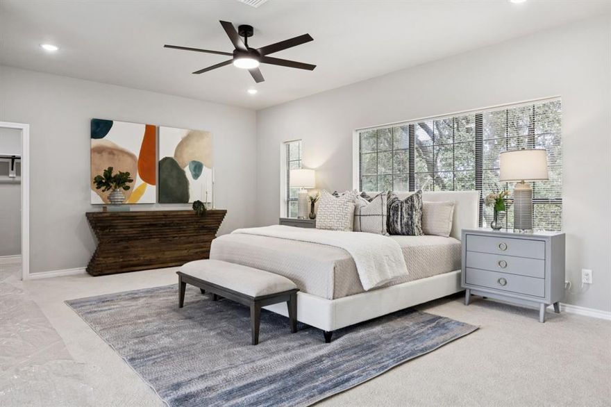 Beautifully renovated home on 1.5+ acres within highly sought-after Plano ISD. This move-in-ready property offers over 3,500 sq ft with 5 bedrooms, 3.5 baths, and two full primary suites—one on each level—providing exceptional flexibility for multigenerational living or guests. Located on a quiet, horse-friendly street with no HOA, the home delivers rare acreage while still being minutes from schools, shopping, and city conveniences.

The interior features an open and bright layout, updated flooring, fresh paint, modern fixtures, and a fully renovated kitchen with quartz countertops and stainless steel appliances. The first floor includes a primary suite plus three additional bedrooms and two full baths. The upstairs primary suite offers a large spa-style bath with walk-in shower, freestanding tub, and dual vanities, along with a spacious flex room ideal for an office, media area, or playroom.

A recent appraisal report noted the home’s quality updates, functional floor plan, and large lot size as key strengths and supported a value above the current list price, giving buyers added confidence in long-term equity and market position. The property requires no immediate updates, offering a true move-in-ready experience.

This is a rare opportunity to enjoy acreage, privacy, and modern comfort—inside Plano ISD and with the benefits of a fully refreshed home.