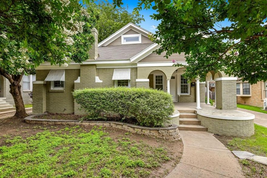 Opportunity knocks in the sought-after Bluebonnet Hills neighborhood! This unique property delivers incredible value with 2,115 sq ft of main living space PLUS a 369 sq ft guest studio — giving you a total of five bedrooms, four baths, two kitchens, a two-car garage, potential for income or multi-generational living all on one lot. The main house features four spacious bedrooms, including three on the ground floor each with their own private exterior entrance — ideal for roommates, a home-based business, or added flexibility. The upstairs bedroom offers versatility as a fourth bedroom or bonus living area, perfectly suited to your lifestyle. Above the garage, a fully self-contained studio apartment impresses with a bedroom, full kitchen, private bath, and in-wall AC — ready for extended family, guests, or potential rental income. Both the main house and apartment come equipped with refrigerators and washer-dryer, conveying to the buyer at closing. Add your personal cosmetic touches and unlock the full potential of this one-of-a-kind property. Whether you're an investor, a multi-generational family, or a buyer looking to maximize value, this is a rare find. Properties with this much space, flexibility, and upside don't last long — Located in one of Fort Worth's most consistently rentable corridors — drawing steady demand from TCU students, faculty, young professionals, and families — this property is currently leased. No waiting, no vacancy, no hassle. Opportunities like this — turnkey, upgraded, and perfectly located — don't stay on the market long. Schedule your showing today and see exactly why 3409 Rogers Ave is the smart move!