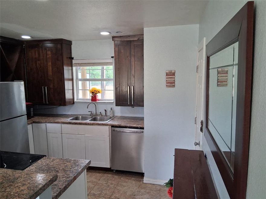 Relax as you arrive home coming down the country driveway to the Dutch style home. The interior is very welcoming featuring plush leather sofa and chair. Relax with a beverage at granite type dry bar or stroll around the fenced yard. Walk up the polished wood stairs to a large unfurnished room that can be divided into two areas. Could be a great artist studio, game, entertainment room, extra bedrooms. The yard includes a chicken coop and pen large enough to accommodate 2-5 chickens or 1 goat. Tenant is leasing the fenced area around the house (approx. half an acre of the 5 acres). The home is partially furnished and can be leased unfurnished. Required insurance is renters insurance (very inexpensive). Application Fee 0.00 to 40.00.