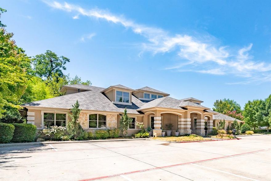 Located in the sought-after Grapevine-Colleyville-Southlake submarket, 2405 Mustang Dr is a 10,235 SF, two-story office building
situated on almost 2 acres with 34 parking spaces. Built in 2003, the property offers excellent accessibility to Hwy 114, 121, Hwy 183, and DFW
International Airport, making it ideal for owner-users or investors seeking a lease-up opportunity in a high-demand corridor.
The building features a highly functional layout with 20+ private offices, 6+ cubicles, large training room, two kitchens, an oversized conference room,
and a park-like setting with an outdoor patio—ideal for team collaboration or client meetings. With flexible office configurations and
modern amenities, the property is well-suited for professional services, medical, or corporate operations seeking a turn-key
solution in one of the most affluent and well-connected areas of the Metroplex.