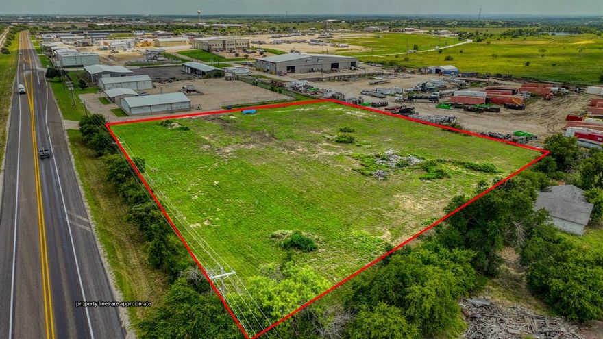 Incredible commercial lot in a very desirable location, near rail line. Located right on Highway 171 frontage!  Won't last long!!