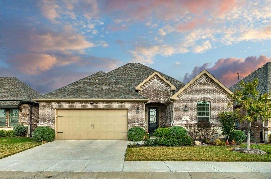 Welcome to 7641 Murcia Drive in the premier 55+ gated community of Tavola Park-Ladera. This exceptional 2-bedroom, 2-bath home offers 1,902 sq ft and a thoughtfully designed living space with exceptional finishes throughout. The open-concept floor plan includes a spacious living room, a beautiful kitchen featuring stainless appliances and a very generous island with seating. The dining area is charming and perfectly designed with natural light for relaxed meals. Retreat to your primary suite having access to the laundry area and the spa-inspired bath and expansive walk-in closets. Don't miss the extra plug in the pantry and the 60 amp plug in the garage for electric automobiles. Home is completely encapsulated with spray foam insulation in the entire home and garage area. This home is situated in a beautifully maintained community offering resort-style amenities such as a clubhouse, pool, pickleball, grills, putting green, dog park, pond, fitness center, clubhouse, social events, and scenic walking trails. HOA includes full front and back yard maintenance (mowing and fertilizer and flowers in flower beds seasonally) and full use of community features. Our Local Lender is offering Complimentary Refinancing for Qualified Buyers! Buy this home now and when interest rates decrease, refinance! Schedule your showing today and don't miss this home priced to sell!