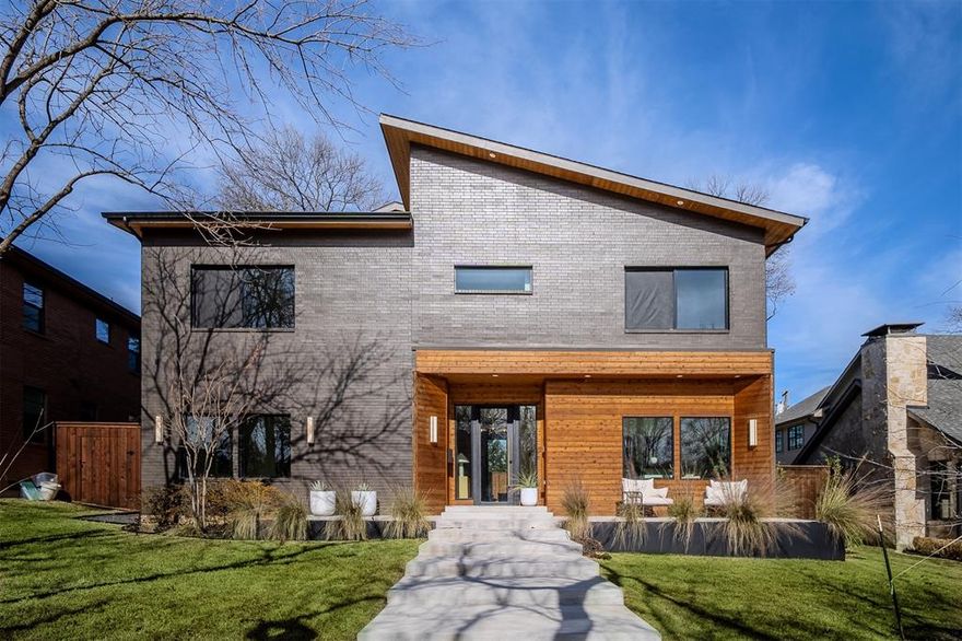 Welcome to a sanctuary of sophistication and contemporary charm in this exquisite modern residence, mere steps away from the vibrant life at White Rock Lake located in prestigious Lakewood. This home beautifully marries modern convenience with a unique stylistic design, featuring a harmonious blend of light natural and earthy tones throughout. Perfect for the discerning buyer who appreciates a unique aesthetic, this home has been thoughtfully crafted with designer touches in every room. The elegance is understated yet palpable, with every feature custom selected and meticulously designed.