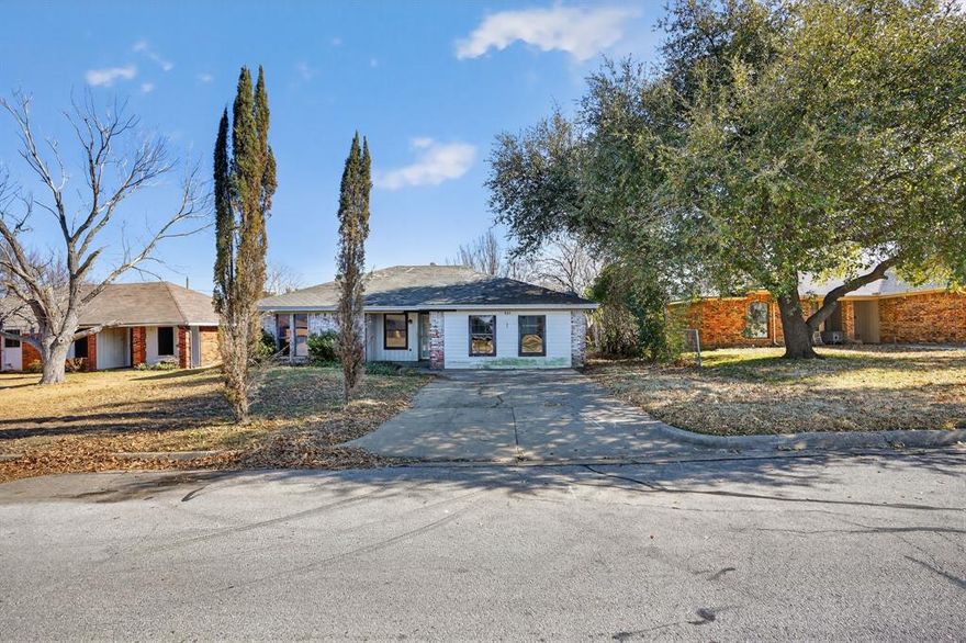 Investor Opportunity in Established Burleson Neighborhood! This 1,590 sq ft, 3-bedroom, 2-bathroom home offers strong potential for renovation in a well-established area. Featuring a great layout with spacious living areas and a functional floor plan, this property is ready for a full transformation. The home requires extensive repairs and updates, making it ideal for investors, flippers, or buyers looking to customize and build equity. Situated on an oversized .2-acre lot, there’s ample room for outdoor living, expansion, or added improvements. Conveniently located near schools, shopping, dining, and major commuter routes. Bring your vision and unlock the value in this promising Burleson property. Sold as-is and priced accordingly.