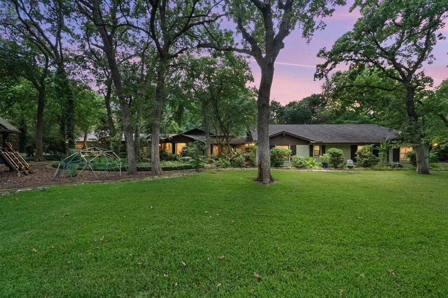DISCOVER LUXURY LIVING RE-DEFINED on this spectacular 3 acre estate that seamlessly combines metropolitan convenience with countryside tranquility. This remarkable 5 bedroom, 5 bathroom residence offers over 4,600 square ft of thoughtfully designed living space.

The heart of this home showcases knotty pine tongue & groove ceilings & dramatic windows that flood the interior with natural light. A chef-inspired kitchen flows effortlessly into the stunning living area, anchored in the dining room by an impressive fireplace. The private office with separate entrance and dedicated half bath provides an ideal professional sanctuary. The expansive living area offers views of the outdoor pool and lush gardens and is wired for sound.  

The primary bedroom suite delivers a spa-like retreat featuring a 6 ft soaking tub, elegant pebble stone shower, and an expansive walk-in closet with built in dresser. The primary suite opens easily to the pool area and has views of the creek & gardens. A custom 1,000 sq ft addition completed in 2020 adds 3 generous bedrooms and a versatile flex room, perfect for hobbies, guests, or multigenerational living.

Step outside to your personal oasis with a sparkling pool and oversized deck complete with an easily accessible pool bath.  The professionally landscaped grounds feature a peaceful creek surrounded by local wildlife, .75 miles of walking trails that wind throughout the estate and a self maintained state of the art Wifi Irrigation system with water conserving capabilities.  The impressive 7 car garage with sleek roller doors will delight automotive enthusiasts and includes a tandem garage with drive through access.

Perfectly positioned just minutes from major highways, the airport, and highly-rated schools, this exceptional property offers the rare combination of secluded luxury and urban accessibility. Some photos are virtually staged.