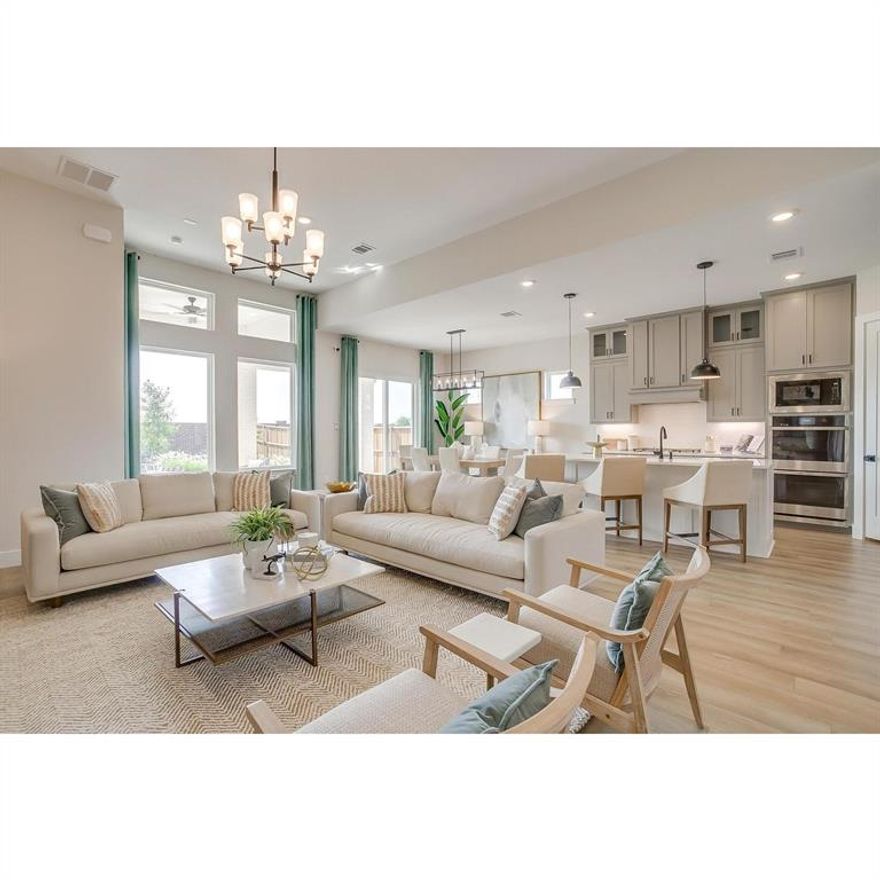 MLS# 21063094 - Built by William Ryan Homes - Dec 2025 completion! ~ One of our largest plans on a 50-foot wide lot; The Galveston II plan provides you with 5 bedrooms and 4 bathrooms, an upstairs loft and an additional en-suite on the first floor.  The foyer of the home will lead you to 556 square feet of open living, kitchen, and dining space that overlooks the oversized covered patio. This home has an oversized laundry room with a built-in mud bench off the garage. The first floor will also include an en-suite, and owner's suite.  Upstairs will lead you to the open loft, three additional bedrooms, two full size bathrooms.