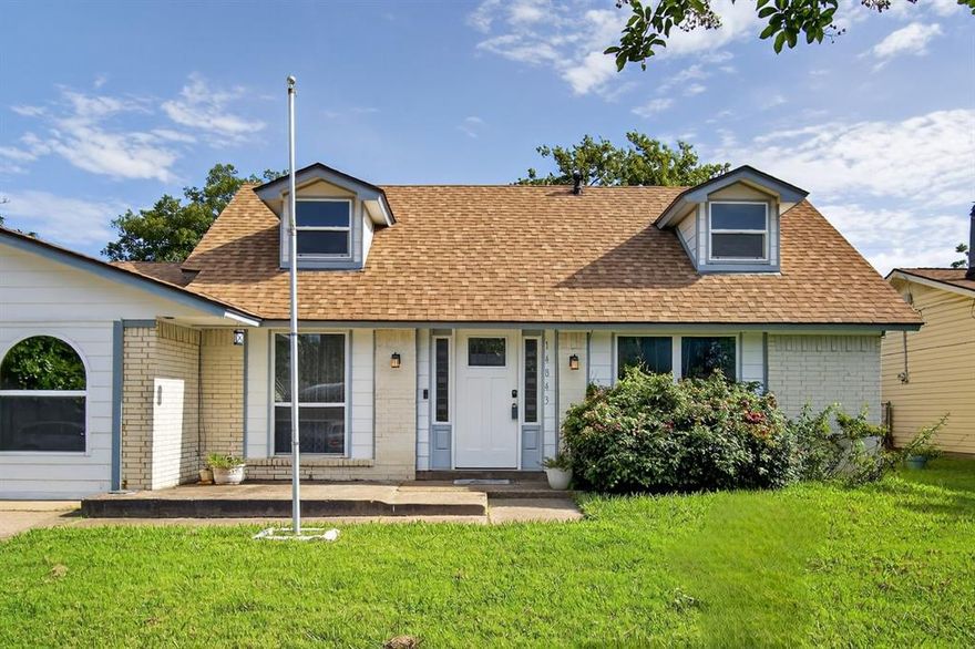 This isn't just any house.  It is a home brimming with opportunities and designed for comfortable family living. There are some incredible financial incentives.  Imagine getting upto $7500 through The Dallas County UPCAP Grant and $2500 from the City of Balch Springs.  Several other programs available like zero down payment.  
You couldn't ask for a better location.  This Home is perfectly situated 3 blocks from the Elementry and a mere block from the Middle School making school drop offs a breeze. 
  You are also right around the corner from parks, Skate Pads and Splash Pads.  The Library and Recreation centers is right up the street.  Commuting will be a breeze with easy access to Hwy 20,635 and 175.  
Notice the well maintained and updated interior.  The roof and HVAC were both replaced in 2024.  Most rooms have a fresh coat of paint and you will find new carpet in 3 bedrooms and large natuarally lit family room.  The family room has updated laminate wood floors.  The versitile floor plan has 2 bedrooms down and 2 bedrooms up sharing a full bath. Ceramic tile in all wet areas.  The spacious laundry room is large enough for side by side or stackable with extra space for an addition fridge or freezer.   .  
Outside you will find a great fenced backyard for Cookouts, play or just relaxing.  Both storage units will stay.  Tuff shed right at 1 year old.