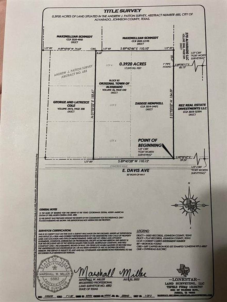 Great spot to build close to schools easy commute to DFW Metroplex or Waco area  nice trees city utilities SOP