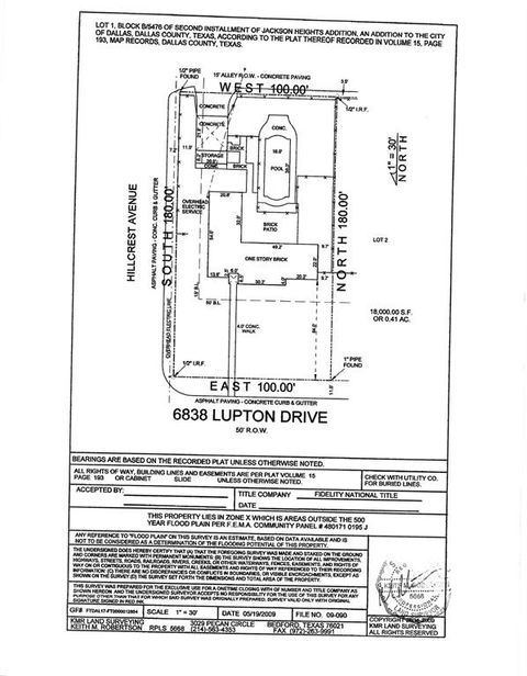 6838 Lupton Drive Dallas TX 75225