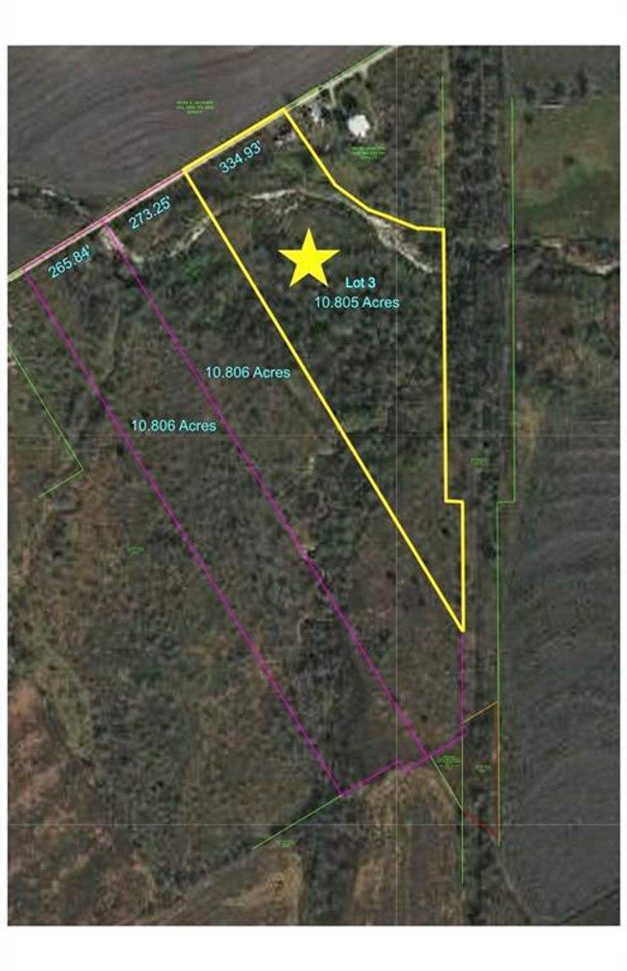 + or - 10 Acres Of Beautiful Country Land with A Whiterock Running Creek. Quick Access To I35E. No Water Meter Will Be Included In Sale. Buyer And Buyer's Agent Responsibility Of Due Diligence Regarding Possibility Of Water On Property