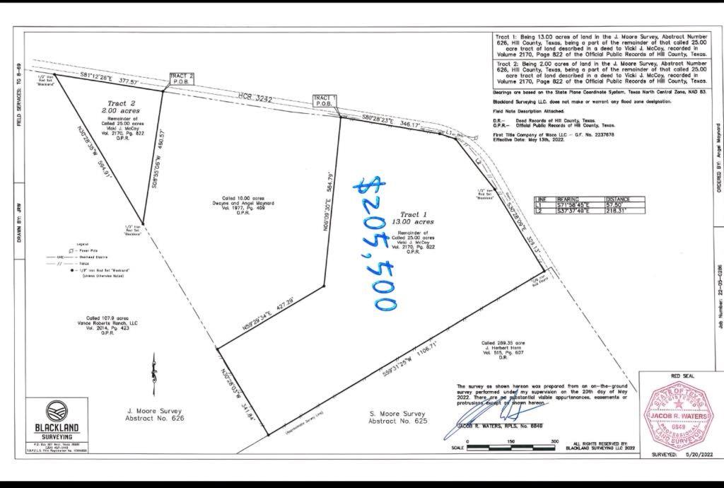 J MOORE A-626 - Land