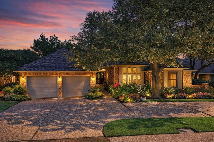 Designed with an inviting open concept layout, this home offers effortless flow for both everyday living and entertaining. The expansive living area is anchored by a stunning wall of windows that frame breathtaking views of the rolling fairways, flooding the home with natural light. The private primary suite serves as a true retreat, featuring custom built ins, dual walk in closets, and a spa inspired bathroom thoughtfully remodeled for comfort and relaxation. With three bedrooms and two and a half baths, this home provides ample space for family, guests, or a dedicated home office. Step outside to an impressive, oversized wood deck spanning the entire back of the home an ideal setting for hosting gatherings, enjoying outdoor dining, or unwinding while watching serene sunsets over the greens perfectly positioned on the 5th tee box of the prestigious Dallas Athletic Club, a renowned 36 hole Jack Nicklaus designed course. As an added bonus, enjoy front row views of the Dallas Athletic Club spectacular Fourth of July fireworks show right from your own backyard. This rare offering combines a fully updated interior with an exceptional golf course setting, delivering a lifestyle of beauty, privacy, and resort-style living. Recent Updates Include, New wood deck 2022, Reinforced stone wall 2022, New backyard turf 2024, Primary bathroom remodel 2024, New AC unit 2025.