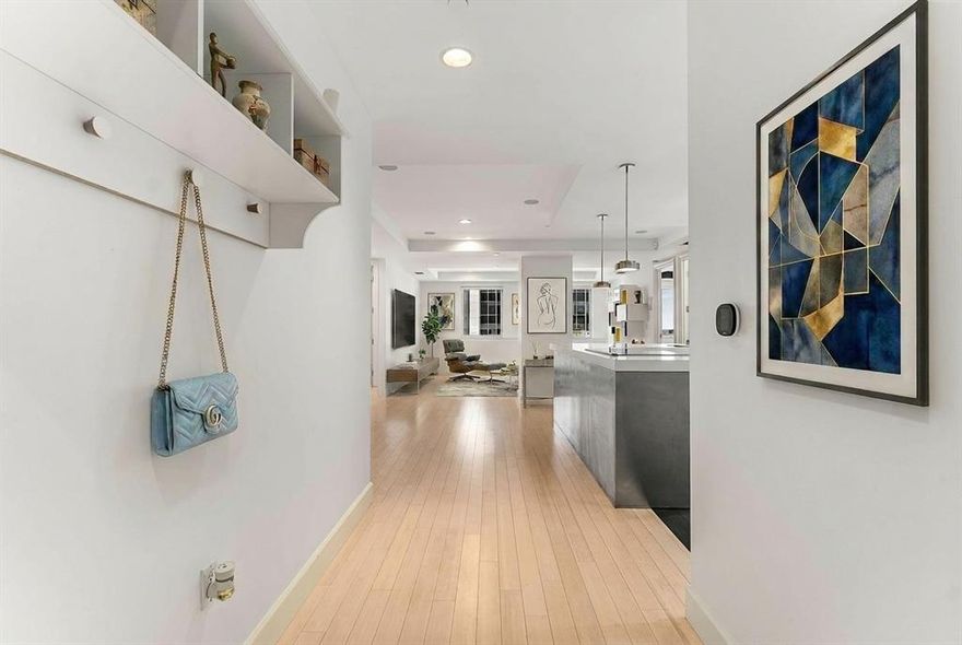 This price shouldn't exist in this building. The unit one floor up sold for $590,000 — same address, same views, same full-service luxury. Someone is going to get an absolute steal here, and it might as well be you.
Inside the iconic George Dahl-designed 1505 Elm Street, this rare 3-bedroom, 3-bath home delivers everything you would expect at twice the price: Dallas skyline views, a full Thermador kitchen with dual convection ovens, wine refrigerator, quartz countertops, Italian tile backsplash, and ceiling-height custom cabinetry. Bamboo floors, Hunter Douglas automated blinds, built-in speakers, in-wall subwoofer, Nest and Alexa integration, and keyless entry complete a long list of high-end finishes. Private storage with built-in shelving sits directly across the hall.
Life at 1505 Elm is effortlessly luxurious. Just 68 residences, and the building takes care of everything — 24-hour concierge and valet for residents and up to five guests (and no tipping!) Rooftop pool with cooking pavilions, fitness center, theater, sauna, piano lounge, wine cellar with your own private locker in the original vault, and a private dog run. HOA covers all utilities except interior electric. This is true lock-and-leave living at its finest.
Steps from Michelin-recognized dining, the Arts and AT&T Discovery Districts, and DART Akard Station directly across the street. Effortlessly luxurious, completely upgraded, and priced in a way that won't make sense for long. See it before it's gone.