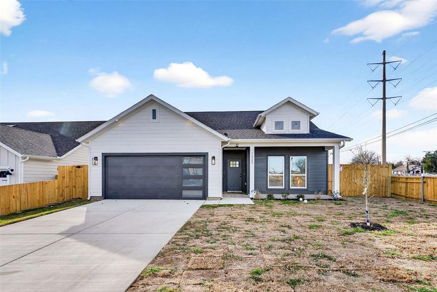 This brand-new 4-bedroom, 2-bath home was designed with modern living in mind, blending clean lines, functional spaces, and high-end finishes throughout. The open-concept layout is filled with natural light and tall ceilings, creating a bright, airy feel from the moment you walk in. The kitchen is the heart of the home, featuring a large island, stainless steel appliance package (including refrigerator, oven, stove, and microwave), and custom white oak cabinetry that offers both style and storage. Taj Mahal quartz countertops carry through the home, giving every space a polished, upscale look. The primary suite offers a private retreat with a beautifully designed ensuite bath and a spacious walk-in closet. The additional bedrooms are versatile and can easily be used for guests, family, or a home office. A two-car garage and a thoughtfully designed floor plan make this home as practical as it is stylish. Just minutes from major highways, parks, and some of Dallas’ best dining and shopping, this home delivers modern comfort with everyday convenience.