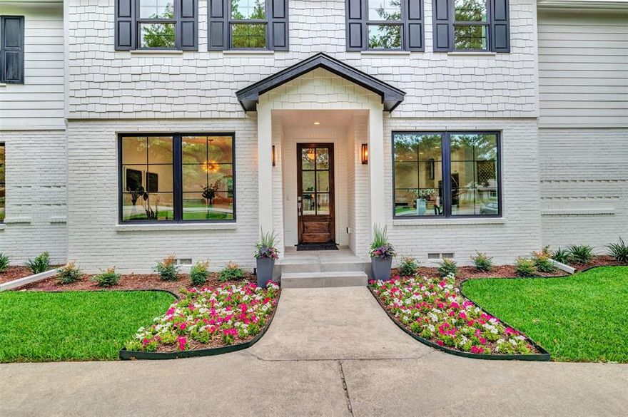 Hockaday area down to the studs renovation, completed in April 2023 with 5,444 square feet, 6 Bedrooms, 6 Full Bathrooms, 2 Half Bathrooms, and a 2 Car Garage home on 0.52 acre oversized lot.  Open concept floorplan is great for a large family & entertaining.  Tons of natural light!  Updates include Anderson windows, 2 new HVAC units, new roof, new tankless water heaters, high-end Bosch appliances including double ovens, gorgeous quartz countertops, floor to ceiling custom cabinetry, exquisite solid oak hardwood floors & 2 story vaulted ceiling in living room. Primary BR on 1st floor is grand and has 2 enormous walk in closets. Primary BA is like a high end spa.  All BR's have en suite bath. MIL suite on 1st floor.  Plenty of room for a pool!  Gated driveway.  Close to the best private schools in Dallas and zoned for top rated Withers Elementary.  1 block from the Northaven Trail & Semones YMCA. MATTERPORT Video in virtual tour link.