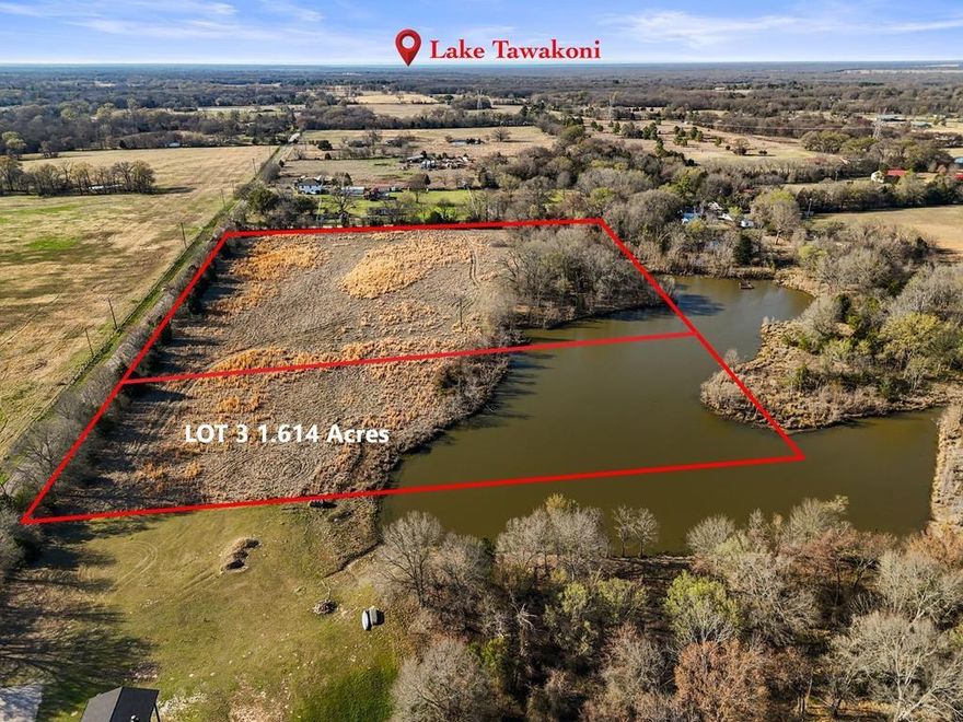 Remarks: Discover an incredible opportunity with this 1.614-acre gem in the heart of Van Zandt County! Perfect for those dreaming of expansive land, this property is nestled in the charming town of Edgewood, just off HWY 19. Enjoy the convenience of well-maintained roads and a prime location just an hour from Dallas and a short drive to Tyler. With easy access to HWY 19 and I-20, you're seamlessly connected to major cities. This stunning piece of land is adorned with majestic trees, a large pond stocked with Catfish, Croppie and Bass as fishers dream, and a picturesque wet weather creek at the back, offering a serene and scenic setting. Located within the prestigious Edgewood Independent School District, the area is surrounded by beautiful ranches and upscale homes, adding to its allure. While you'll need to install a septic system, electricity is readily available at the road. Situated in the Carrizo-Wilcox aquifer district, well water is the optimal choice, just like the source used by Ozarka. With extensive road frontage, there's plenty of space to build your dream home or barndominium. Enjoy easy access to nearby amenities and the excitement of Canton and the famous First Monday Trade Days, just minutes away. Being part of the award-winning Edgewood ISD further elevates the property's value, making it a must-have for discerning buyers. Don't miss out on this exceptional opportunity!