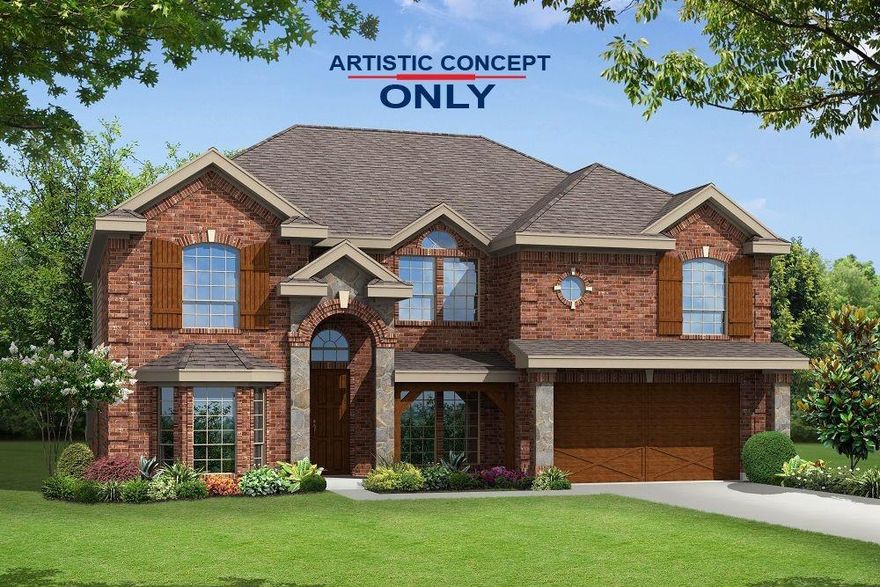 MLS# 20365830  - Built by First Texas Homes - Ready Now! ~ This 5-bedroom 4-bathroom plan is designed with a study, dining, and living areas, dual vanities in the primary bath, a spacious gourmet kitchen as well as a game and media room upstairs.. Additional features include extensive trim work, and many upgrades including a large walk-through master shower, and a large, covered patio. You’ll have plenty of room with an oversized homesite and you’ll also enjoy a beautifully upgraded elevation, and so much more! Don’t forget, with every First Texas, Gallery Custom you will have the flexibility to customize our plans to fit your family perfectly. ***Some features shown on layout may be optional. Consult with the Sales Counselor for community plan-specific features.**