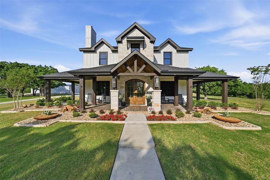 Set on 20 stunning acres in Parker County, this exceptional Weatherford property offers the perfect blend of luxury living and country freedom. The impressive 4,900 sq ft custom home is loaded with high-end upgrades and thoughtful design features throughout—far too many to list.
Step outside to your own private retreat featuring a brand-new custom Sunfish pool, ideal for relaxing or entertaining. The property is fully equipped for both recreation and functionality with a 40x60 insulated workshop complete with three roll-up doors and LED lighting, making it perfect for equipment, hobbies, or business use.
Horse lovers and outdoor enthusiasts will appreciate the ample space for livestock, along with a massive stocked tank filled with bass. Golfers can sharpen their short game with two private putting greens right on the property.
Additional premium features include two water wells, a Kohler generator, SONOS sound system, artificial turf, and a security system for peace of mind. Enjoy the privacy of country living while still being just minutes from town for dining, shopping, and everyday conveniences.
This one-of-a-kind property truly has it all—luxury, land, and lifestyle.