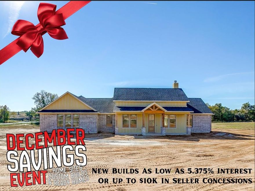 *** OPEN HOUSE ~ 1-3PM on Sunday, December 14 *** Interest Rates as Low as 5.375% for Qualified Buyers with Builder’s Preferred Lender! *** Step into the lifestyle you’ve been dreaming of with this stunning new modern farmhouse by Provincial Builders, one of the area’s most respected and sought-after custom home builders. Nestled on a peaceful, private two-acre treed lot, this home perfectly blends timeless country charm with the clean lines and conveniences of modern living. With approximately 2,250 square feet of thoughtfully designed space, every detail has been carefully considered to create a home that is as functional as it is beautiful. The inviting exterior features classic white siding, rich wood accents, and a side-entry two-car garage that enhances curb appeal while offering easy access. Inside, natural light fills an open and airy floor plan, where tall ceilings and wide views of the surrounding trees create a calm and connected feel throughout. At the heart of the home is the spacious kitchen, complete with a large island perfect for family meals, entertaining friends, or helping with homework. A deep farmhouse sink, custom cabinetry, and quality finishes add warmth and character, seamlessly connecting the kitchen to the dining and living areas - ideal for gatherings or relaxed evenings at home. The primary suite serves as a tranquil retreat, offering a generous walk-in closet and a spa-inspired ensuite bath. Two additional bedrooms provide versatile space for family, guests, or a home office, each thoughtfully positioned to capture natural light and serene views. Outside, the two-acre lot provides endless possibilities - from creating a garden or outdoor kitchen to adding a firepit or space for your animals. This property is horse-friendly and offers the freedom to enjoy country living while remaining just a short drive from town conveniences. It’s more than just a home - it’s a lifestyle, built just for you.