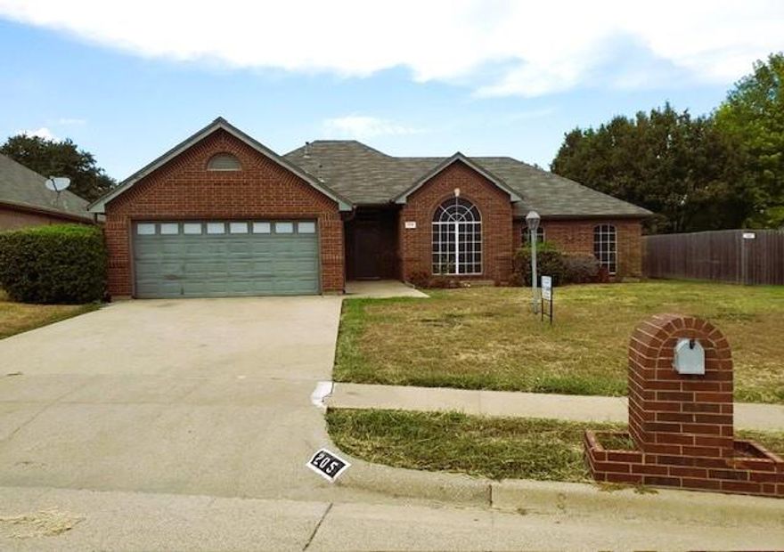 Welcome to this charming, freshly painted, 3-bedroom,  2-bathroom house in the desirable Keller, TX. This lovely home offers a range of amenities to enhance your living experience. Step into the spacious living area and be greeted by a cozy fireplace, perfect for those chilly evenings. The gas stove in the kitchen is a chef's dream, allowing for efficient and precise cooking. The gas water heater ensures constant hot water for your comfort. Outside, you'll find a refreshing pool, ideal for relaxation and entertaining guests during the Texas summer sun. A huge backyard, perfect for the kids to play. 
Additionally, a storage shed provides ample space for all your belongings, keeping your home organized and clutter-free. With its convenient location and desirable amenities, this house is the perfect place to call home. Don't miss out on the opportunity to make this house your own—additional Photos to come. Monthly pool service is included in the rent. Other photos are coming soon.