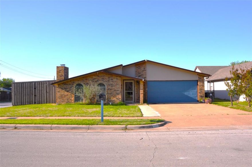 Looking for a move-in ready, spacious home in an established neighborhood on a corner lot with a pool and solar panels that is priced under $300K? Look no further, you have found the right one. This house has it all and has been updated within the last 5 years including newer HVAC, roof, double pane windows, kitchen and both bathrooms remodel, foundation repaired, pool pump installed last year, and reinforced installation. As you walk through the front door, the living room is to the left and the dining room is right next to it. There is even a coffee-wine bar with plenty of counter space. Further in, you will see the oversized, secondary bedrooms to the right with a Jack and Jill bathroom between it. The spacious eat-in kitchen is to the left with a window to look out the backyard at the kids playing. The primary bedroom is further in the back of the house, with a nice walk-in closet. Head to the backyard and you will be greeted with a big covered patio, a good size pool, a shed, and still enough room for the kids to play around. Centrally located near the freeway, restaurants, shops, and Parks Mall is about 7 mins away. Come check it out as it won't last long.