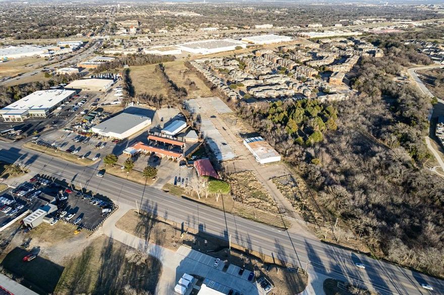 This sale includes 4 parcels in Mansfield. These parcels combined create a total of 12+ acres connecting Highway 157 and Towne Crossing. This is the ideal location for a development on different levels from small lot single family, office space and retail.