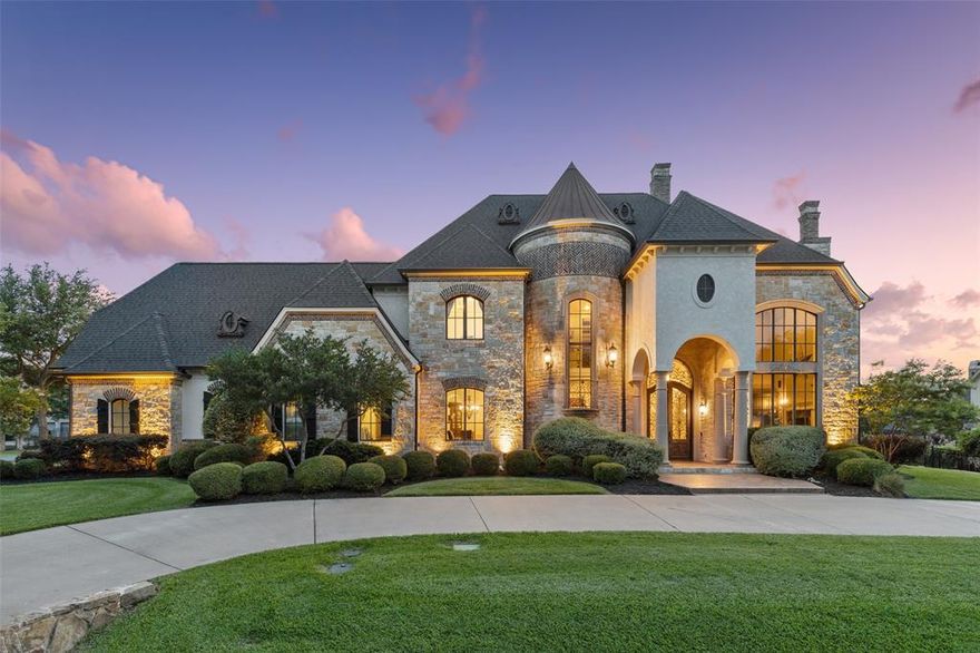 Premier Estate located in the highly sought-after Glenwyck Farms, Westlake, Texas! Superior location with a .94 acre corner home-site within a gated community. Enter the stunning estate through custom iron doors leading to the main living room offering a glass wall with stunning outdoor views. The chef’s kitchen includes a large island, stainless steel appliances including a Wolf gas range, a bar area, and much more! This home is an entertainer's dream with first-floor media room and game room opening to a patio. Unwind in the owner’s retreat with the private ensuite and attached gym. Relax in the tropical backyard with many entertaining areas surrounding the resort-style pool with multiple water features. Choose between the highly acclaimed International Baccalaureate Westlake Academy or the award-winning Carroll ISD. Live the Westlake dream!