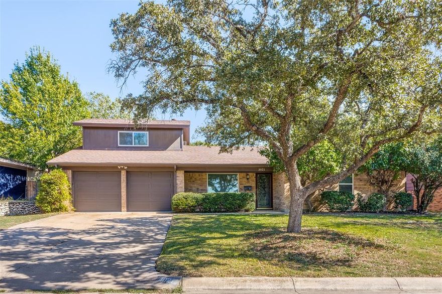 Welcome to 3021 Conejos Drive — a beautifully maintained and thoughtfully updated 1.5-story home offering comfort, space, and convenience in a desirable Fort Worth neighborhood.

Inside, you’ll find a warm and inviting layout featuring gas appliances, a cozy gas fireplace, and an extra-large dining room perfect for family gatherings and entertaining. The primary suite and two additional bedrooms are located downstairs, while the upstairs guest suite provides added privacy with its own en-suite bath and walk-in closet — ideal for guests or multigenerational living.

Step outside to a covered patio that overlooks the massive backyard, offering plenty of room for outdoor activities, gardening, or relaxation. The two-car garage provides ample space for parking and storage.

Located just minutes from top-rated schools, major highways, shopping, and dining, this home blends modern updates with everyday functionality — a perfect choice for those seeking both comfort and convenience in Fort Worth living.