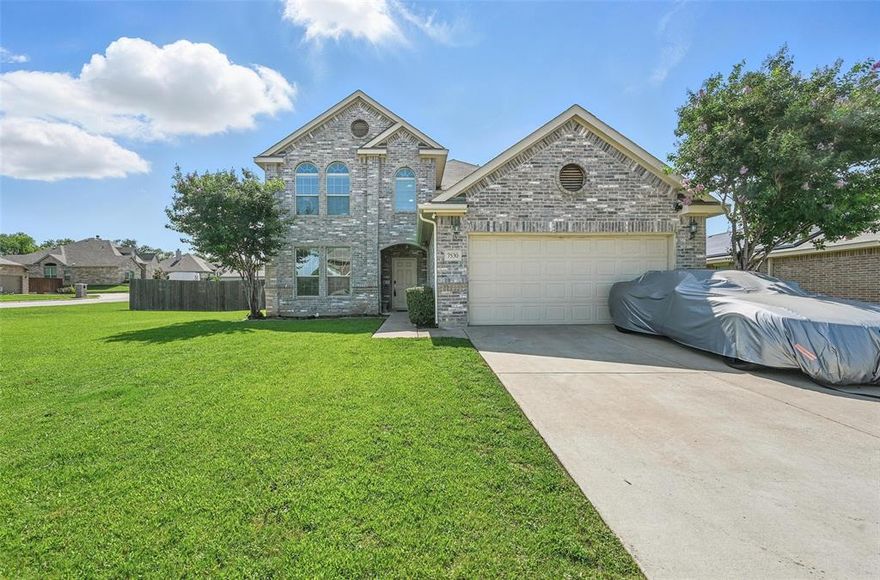 Spacious Comfort and Convenience in Forest Hill

Discover the inviting charm and impressive layout of this exceptional two-story residence nestled in the heart of Forest Hill, TX. This 5-bedroom, 2.5-bathroom home boasts a spacious open-concept design, perfect for modern living and entertaining, all set on an expansive corner lot.

As you step inside, the thoughtful floor plan unfolds with a welcoming living area that offer versatility and space for every occasion. The seamless flow into the dining area and kitchen creates an ideal environment for family gatherings or intimate dinners. The kitchen is well-equipped, designed to cater to all your culinary needs and includes ample counter space and modern appliances.

Upstairs, there are 4 generous bedrooms await, each featuring large closets for plenty of storage. The primary suite is a personal sanctuary complete with a sizable closet and a well-appointed bath on the first floor. A dedicated office on the main floor provides the perfect space for working from home or quiet study.

The home’s outdoor area is equally impressive, with a large backyard that offers endless possibilities for recreation and relaxation. Situated on a desirable corner lot, the expansive green space is perfect for gardening, outdoor activities, or simply enjoying the Texas sunshine. A handy storage shed in the backyard adds convenience for storing tools and equipment.

Additional features of the property include a two-car garage providing ample parking and storage solutions. With its ample space and modern amenities, this home meets all the demands of today’s lifestyle. Don’t miss the opportunity to own this beautiful property in a prime location, offering both comfort and convenience for years to come.