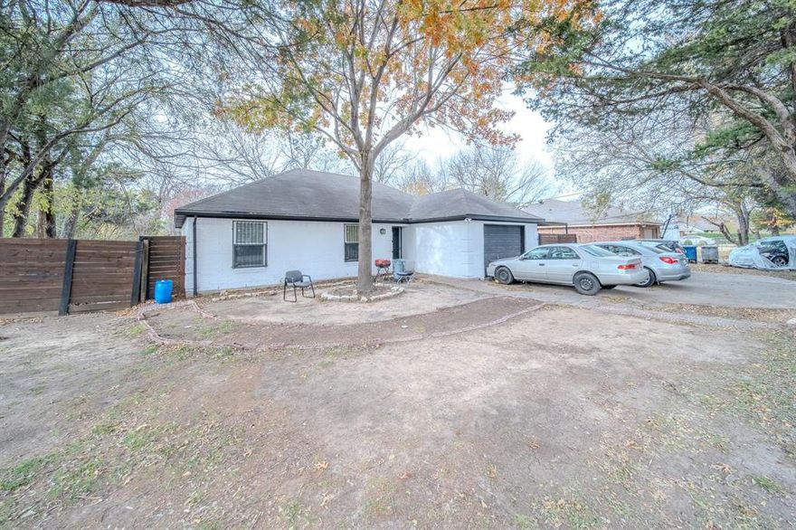 Beautifully updated 3-bedroom, 2-bath home located in East Dallas. Interior features include luxury vinyl plank flooring, quartz countertops, a fully updated kitchen with modern finishes, and a cozy brick fireplace. Spacious bedrooms, energy-efficient windows throughout, and a large backyard with mature trees provide comfort and privacy. Two-car garage and extended driveway offer ample parking. Conveniently located near major highways, shopping, and dining. Home is currently occupied — showings by appointment only. Do not disturb occupants.