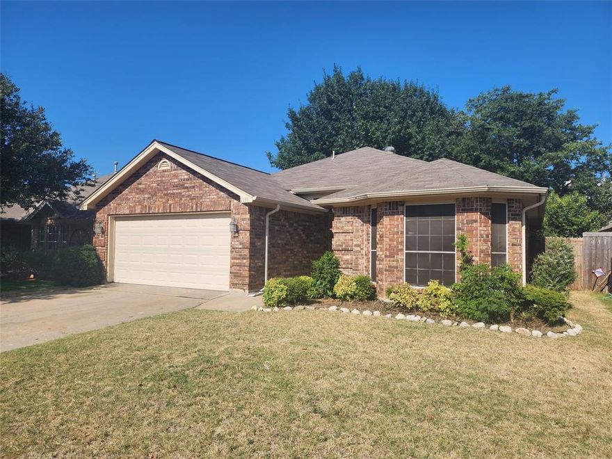 This Keller beauty is ready for occupancy. There is 1 good sized living area with a fireplace and dining area off the kitchen. It comes with all appliances other than a frig which tenant brings. The pantry is very spacious and a must for any cook. The primary bathroom has a separate shower and garden tub with double sinks. Flooring is plank and tile with no carpet. You will enjoy the back yard with its covered patio and fenced yard. No smoking, no vouchers. Income needs to be 3x monthly rent, good rental and no bad in the last 5 years. Renters insurance is required. can apply online.