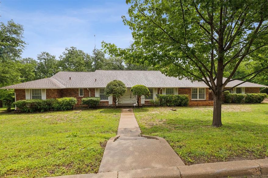 Escape to your own private oasis with this stunning ranch-style home nestled on a sprawling 1.5-acre estate-sized lot. Located in Fort Worth. property offers the perfect blend of a convenient location with the feel of privacy. While this home is in need of updates and TLC, it presents an incredible opportunity for those with a vision. Imagine the possibilities of customizing 3400 sq.ft. home to your exact specifications!. Attached 3-car garage, ideal for vehicles, storage, or hobbies  Expansive patio for outdoor entertaining and enjoying the picturesque surroundings  Outside, the possibilities are endless on your expansive patio overlooking the large back yard. What a perfect setting to host summer BBQs. Conveniently located and in Castleberry ISD. This property offers the perfect balance of privacy and accessibility. Don't miss your chance to make this exceptional home yours!