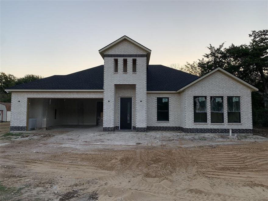 New Construction near Lake Bridgeport in Runaway Bay. Be the first to own and even select your choice of colors if you act now on this spacious 3 bedroom 3.1 bath home on Port O Call. Features include a mudroom, large pantry, office, split bedrooms, an electric fireplace for your enjoyment. Don't miss this new construction over 2000 sq ft it has both living space and amenities today's buyers for looking for.