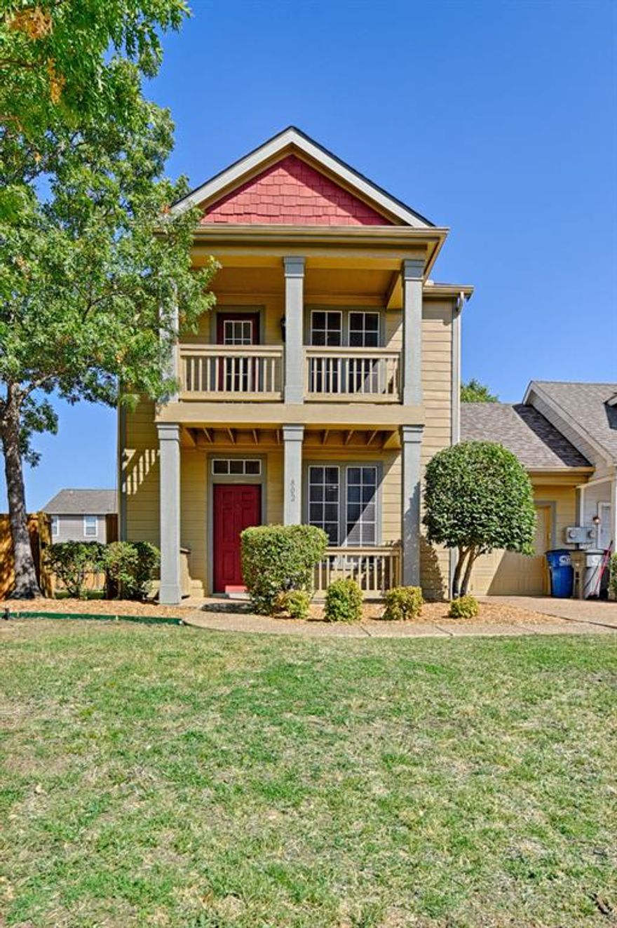 Yard care is included!! Super cute updated home in a very desirable Wylie! This former model home is still as lovely as ever! 2 bedrooms upstairs, 1 with a balcony. Each room has a bathroom and a half bath on the 1st floor. Big backyard with a sprinkler system! Appliances include an electric range, refrigerator, and dishwasher. A small pet is allowed.  
An application fee is required for all applicants over 18 years old.

The listing agent is the owner of the property.