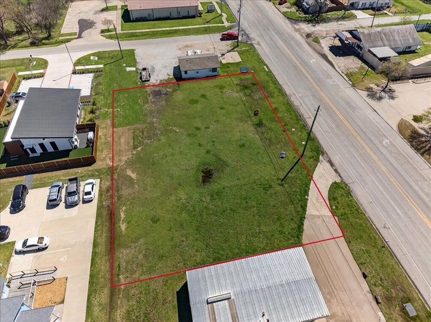 Prime downtown Forney commercial opportunity in a high-visibility location ideal for a variety of business uses. Zoned General Retail, this established district is designed to support neighborhood-focused shopping and service-oriented businesses, allowing for retail sales of goods and services. Surrounded by existing commerce and community activity, this property offers excellent potential for entrepreneurs and investors alike. Buyer to verify all permitted uses, building codes, and development requirements through Forney Planning and Zoning. Don’t miss the chance to position your business in one of Forney’s most active and growing areas.