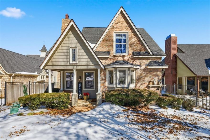 Storybook charm meets elevated design in this cottage-style Tudor nestled in the heart of Argyle, Texas at 307 Denton Street E! From the moment you arrive, the Chicago brick exterior and custom shutters create a picture-perfect welcome, setting the tone for what’s inside.

This two-bedroom, two-and-a-half-bathroom home is filled with warmth and character at every turn, featuring rich ash wood flooring, antique doors, and stunning stained-glass windows that bring timeless charm and personality to the space. The kitchen is both inviting and refined with soapstone countertops and high-end appliances, including an Asko dishwasher, along with an Asko washer and dryer for everyday ease. Designer plumbing fixtures sourced from Italy add a subtle touch of European elegance throughout! Built with foam insulation for enhanced comfort and efficiency, this home offers not just beauty, but thoughtful functionality. Every space feels cozy, curated, and effortlessly welcoming, making it easy to picture yourself settling in and staying awhile.

Step outside to enjoy a covered back patio, perfect for relaxing evenings or entertaining, along with a detached single-car garage that complements the home’s character and provides added functionality. 

Located within highly sought-after Argyle Independent School District and with no HOA, this one-of-a-kind property offers the perfect blend of charm, flexibility, and lifestyle in one of the area’s most desirable communities!