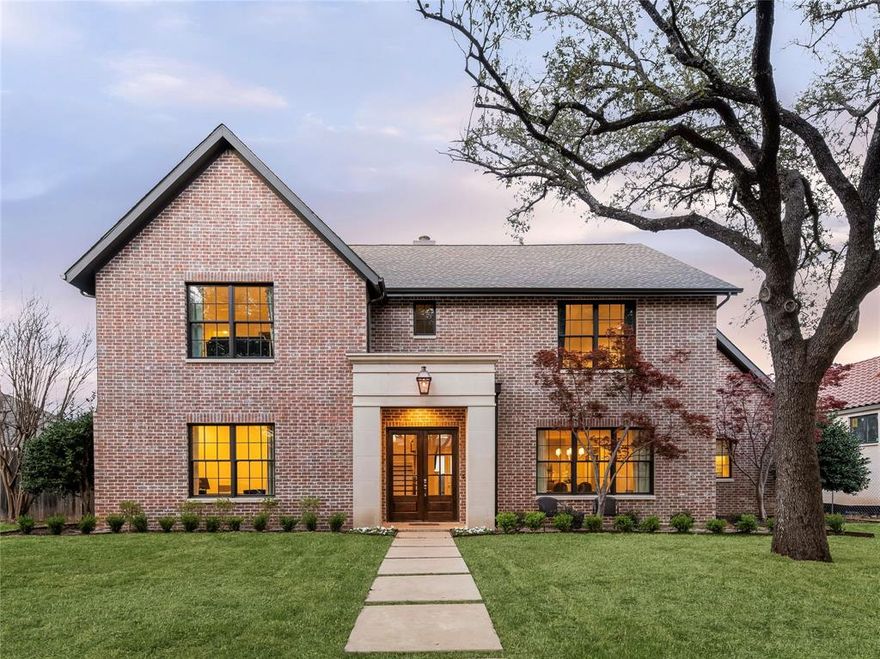 Timeless transitional design located in one of Lakewoods most coveted enclaves steps from White Rock Lake. Situated on a .28 acre lot framed by mature live oaks creates an elegant drive up.Re-built in 2021 by Orasi Homes this breathtaking home is an exemplary example of the finest craftsmanship & detail with high-end sophisticated finishes to be appreciated by the most discerning buyer.Invited by a gas lantern & double doors upon entering you will feel the comfort of home.Beautiful family room connects to the kitchen & dining with wonderful natural light.Chef’s kitchen boast inset cabinetry, custom La Cornue range & Sub-Zero refrigeration.The master retreat is conveniently located downstairs with sitting area & stunning spa-like bath.The guest bedroom also functions great as a study tucked away off the entry.Upstairs is home to three spacious bedrooms + large game room. Huge backyard is manicured year around with artificial turf, resort style pool & spa + multiple outdoor living areas.