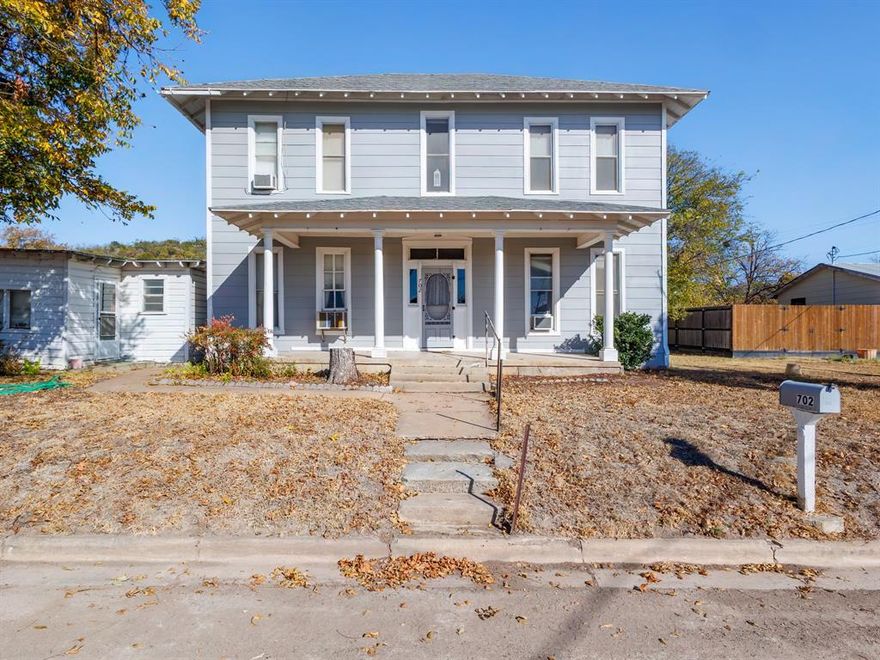 Here’s your chance to breathe new life into a true piece of Santa Anna history.  Once known as the Melton Hotel, this two-story property is full of character and waiting for someone with vision. The home needs updating, but the solid structure, original details, and generous layout offer a great foundation.  Whether you’re an investor, renovator, or someone who loves restoring old homes, this property has the potential to become something truly special.