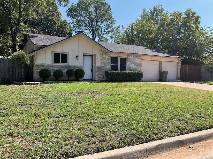 Seller is offering $5,000 in buyer concessions! Well sought after schools with easy access to all the shops and restaurants. This 3 bedroom 2 bath home with in ground pool is in a great neighborhood.  Enjoy entertaining friends and family in the large backyard with a covered patio and open patio by the pool.  Remodeled kitchen that opens to eating area.  Partial garage is currently being used  as a family room but can be easily converted back to a 2 car garage. New HVAC 2022, new pool pump filter 2019, new windows in 2019 and new back exterior door. New Carpet being installed in the two bedrooms and closets. Come add your finishing touches to make this your home!