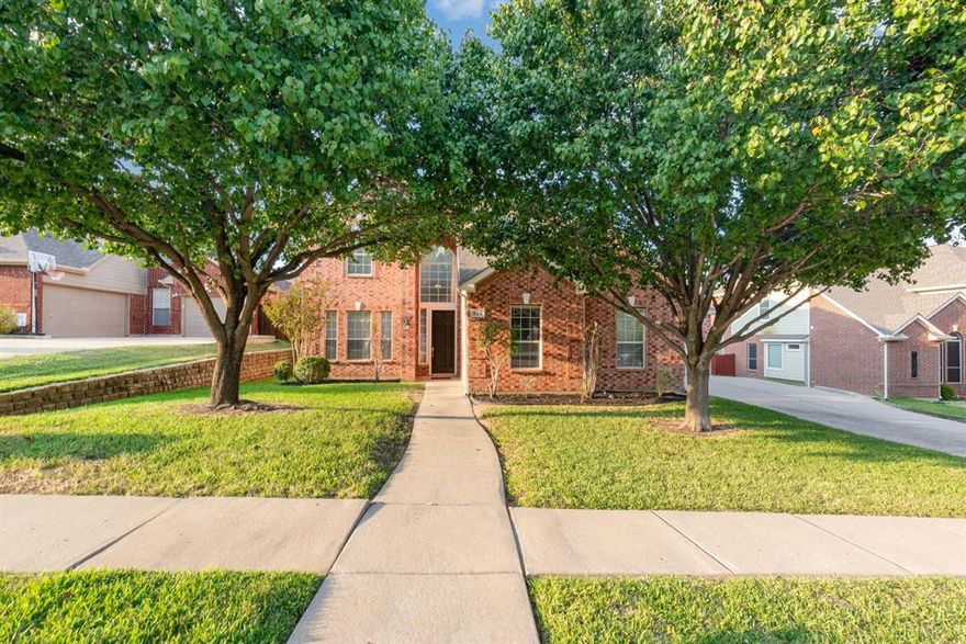 Welcome to Chapel Hill in sought after Highland Village! This 4 bedroom, 3 bath home sits on nearly a quarter of an acre and checks all the boxes. Great curb appeal, wood flooring in the lower level living areas. Eat in Kitchen with tons of storage and an island making food prep a breeze. Cozy wood burning fire place in the family room. Game room or large office space on the lower level with and a guest bedroom. Second floor Oversized primary with en-suite bath with large walk in closet and two additional bedrooms on the second floor. Exceptionally large and well maintained lot with multiple storage sheds! Three car garage, with additional storage in garage attic. Schedule your private showing today and start packing!