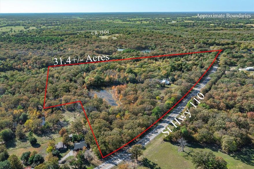 Nestled away off the road in the trees sits this quaint home on 31+ lush, heavily wooded acres, this property features a 2-acre fishing lake, frequently visited by ducks and adorned with deer tracks, evoking a sense of true wilderness charm.This rambling home, sits under a canopy of trees with views of the expansive lake. While this residence currently presents as a fixer-upper, it holds immense potential for renovation and personalization, offering a canvas for your architectural dreams and design aspirations. The home boasts a spacious kitchen, equipped with stainless steel appliances, granite countertops, and a central island, complemented by a cozy breakfast nook. The living area exudes rustic charm, featuring a rock fireplace, perfect for cozy evenings.The fourth bedroom is located upstairs in the converted attic.This property, encompassing 4 bedrooms and 3 bathrooms, invites you to envision your future amidst its natural splendor with lots of untapped possibilities.