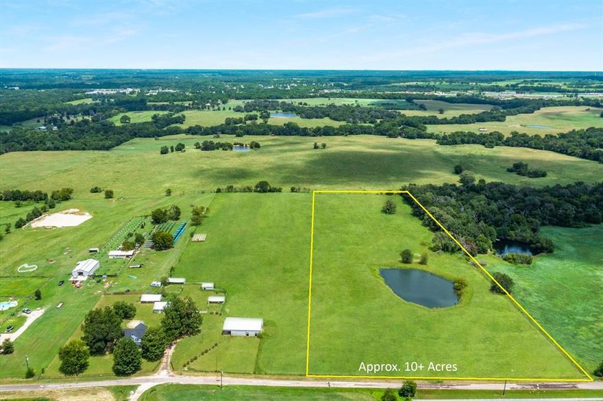 Discover the peaceful country lifestyle on this beautiful 10-acre tract just minutes from I-20 offering an easy commute to the DFW area while still providing the privacy you’re looking for. Located on a quiet dead-end road, this property is Ag exempt for low taxes and makes an excellent choice for a lasting homestead. Myrtle Springs Water and TVEC Electric are available at the road, making your future build more convenient. The spring-fed pond is a true highlight, perfect for fishing, watching wildlife, or simply enjoying the serene water views. With its balance of accessibility and seclusion, this acreage is close enough to town for convenience, yet tucked away for peaceful country living. If you’ve been searching for space, natural beauty, and endless potential, this Canton property is ready to be the place you call home.