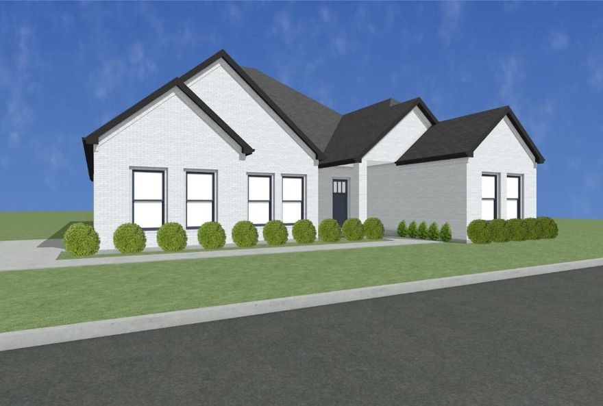 1-story home with open floor plan and high ceilings, vaulted ceiling in the family room and kitchen, butler's pantry and walk in pantry. 4-bedroom, 3.5-baths, open dining. Large master bathroom with a freestanding tub and shower behind shower glass. This will be a brand new home for construction to be built in future months. You are welcome to make changes to this plan or one of our other plans to make your new home all yours. Photos are of artistic concepts only. This home is offered by True Built Custom Homes. You can build this plan or choose from other plans.